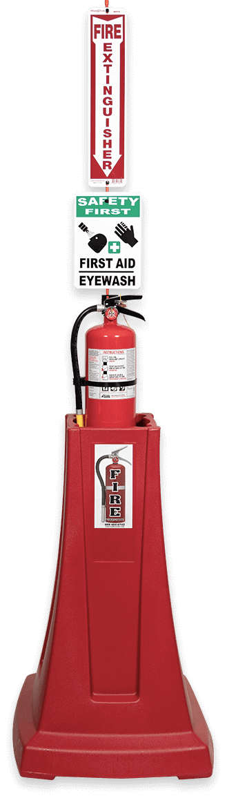 FireMate® Plastic Fire Extinguisher Stand - FireMateStand.com